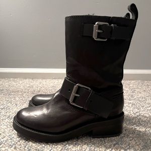 All Saints Moto Boots size 36
